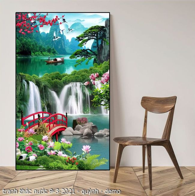 tranh thác nước 9 3 2021 quỳnh 